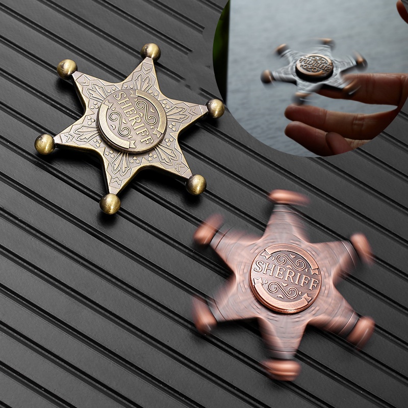 Hexagonal Star Metal Fingertip - đánh giá và giá Fidget Spinner Bearing