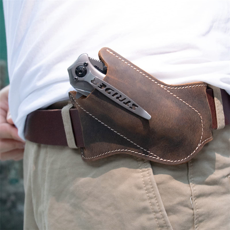 1PC Leather Knives Sheaths Fol - đánh giá và giá Edc Everyday Carry Knives