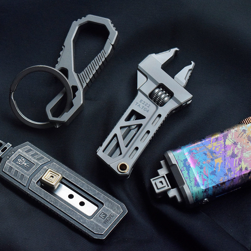 TC4 All-titanium Alloy Wrench  - đánh giá và giá Edc Carry All
