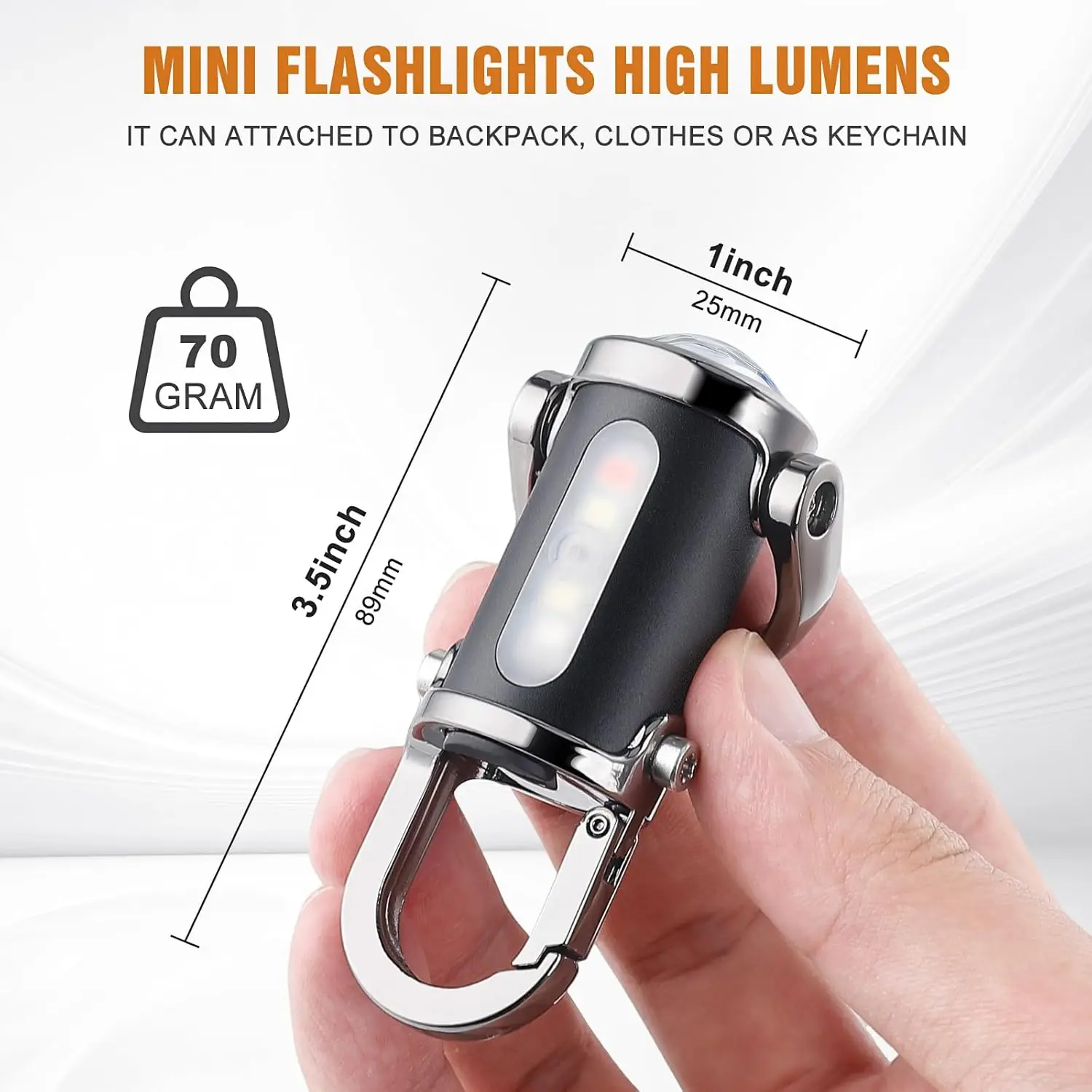 Mini Keychain Flashlight Recha - đánh giá và giá Keychain Flashlight