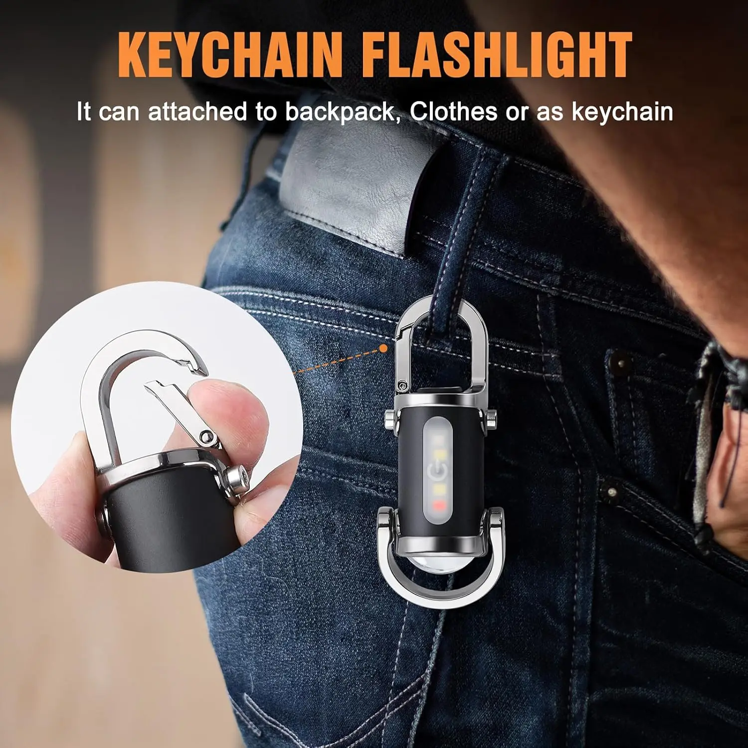 Mini Keychain Flashlight Recha - đánh giá và giá Keychain Flashlight