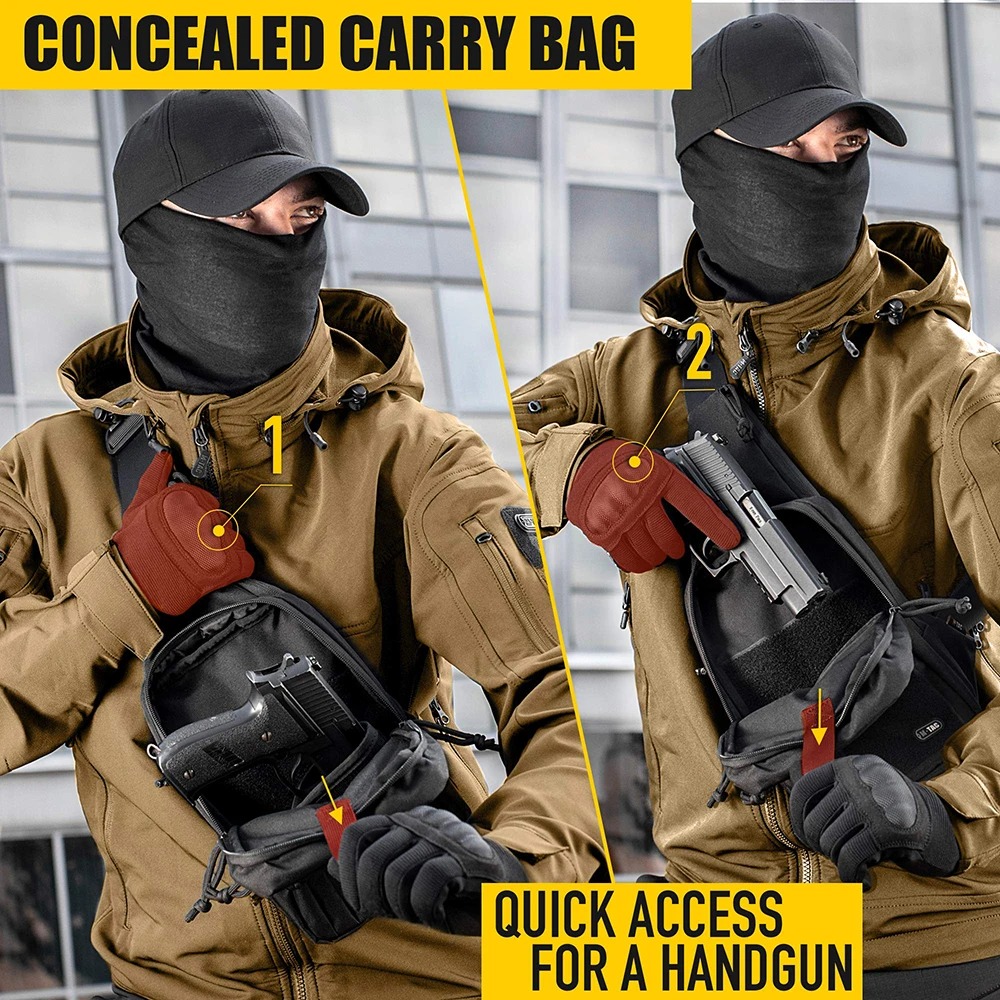 Hunting Crossbody Sling Bag |  - đánh giá và giá Edc Carry All