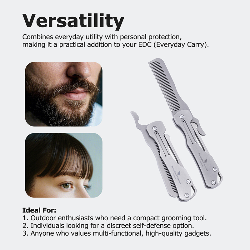 Boundless Voyage Folding Titan - đánh giá và giá Comb Pocket Titanium