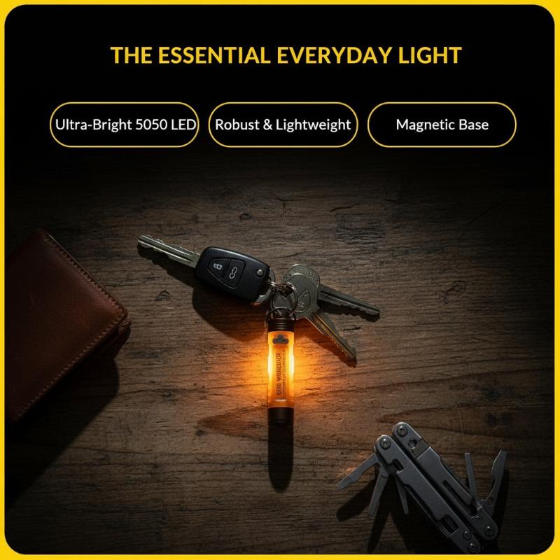 5050 Rechargeable LED Pocket F - đánh giá và giá Edc Carry All