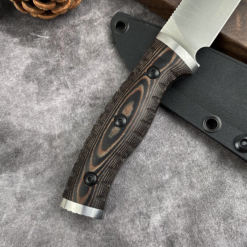 Straight Knife D2 Blade G10 Ha - đánh giá và giá Edc Fixed Blade Deep Carry