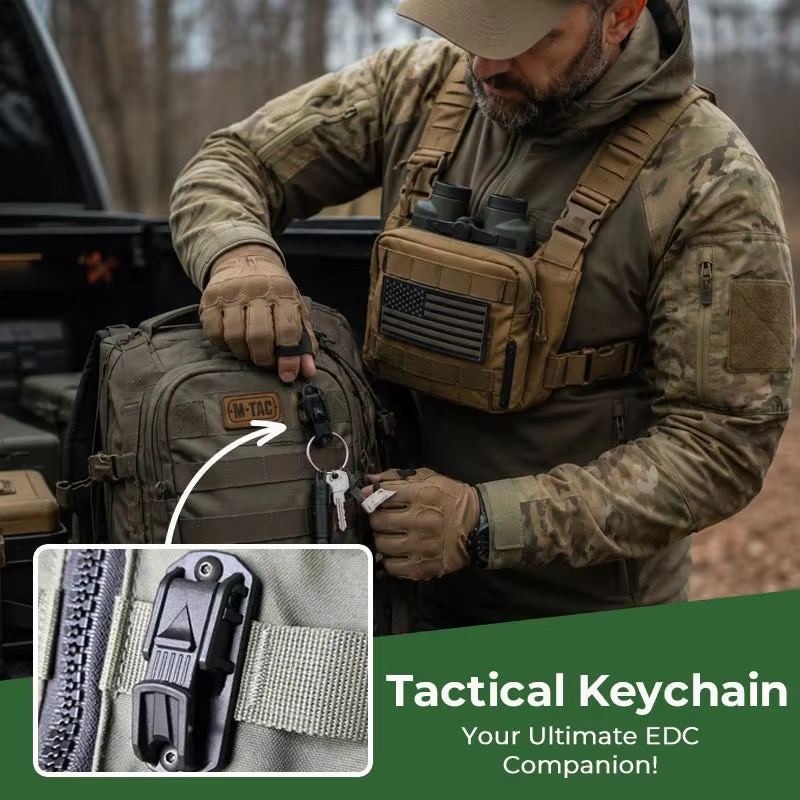 Plastic Tactical Key Ring Clip - đánh giá và giá Edc Carry Pack