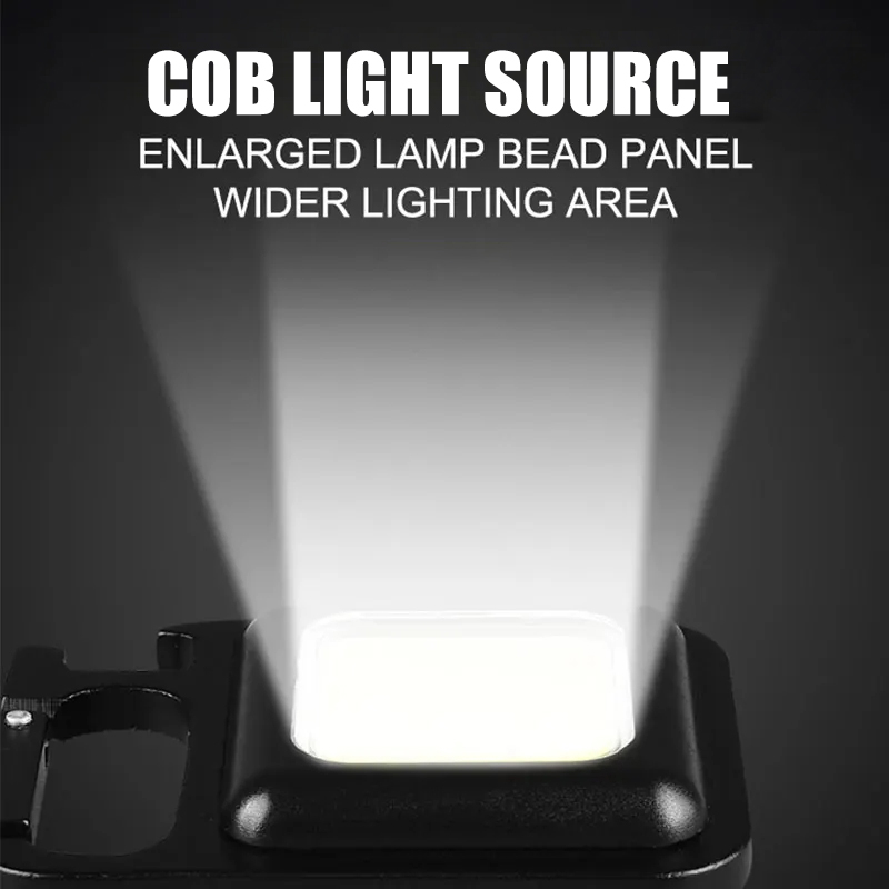 1800LM Mini COB Keychain LED F - đánh giá và giá Keychain Flashlight